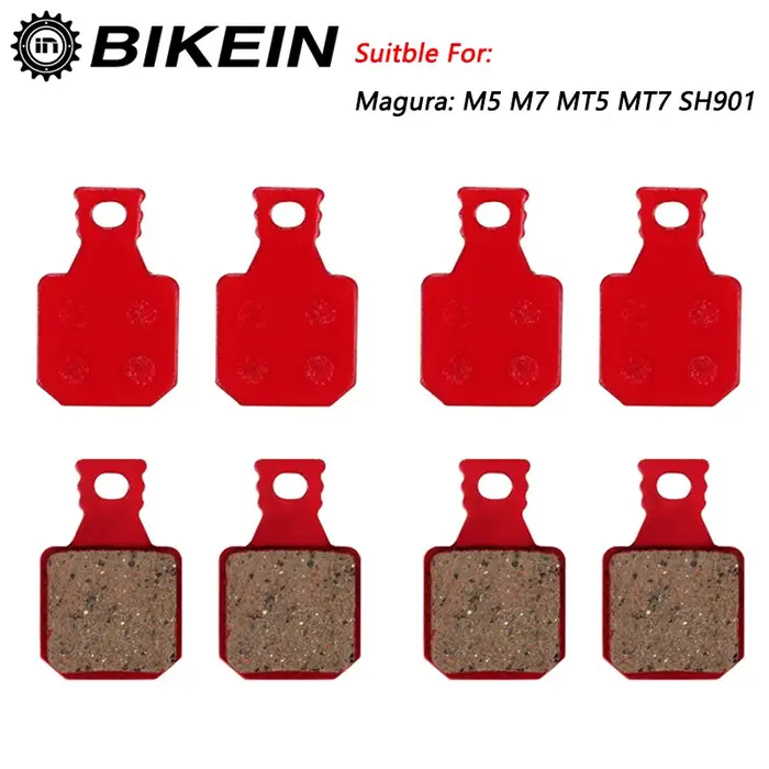 BIKEIN 4 paires de plaquettes de frein hydrauliques pour vélo de montagne pour Magura M5 M7 MT5 MT7 SH901