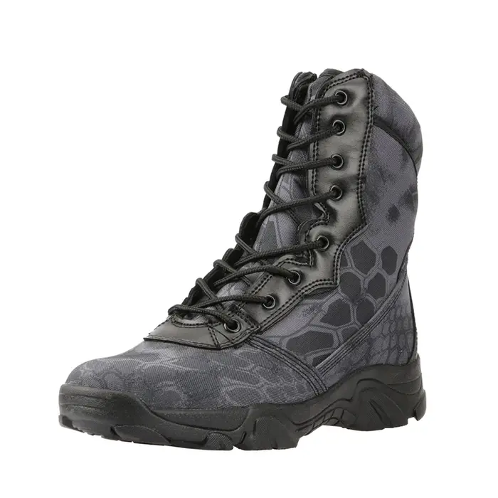 Jungle CamSolomon-Bottes de randonnée légères camouflage pour hommes et femmes, chaussures de moto r