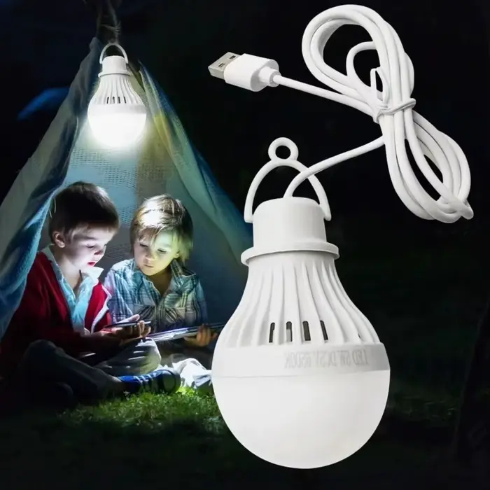 Ampoule USB LED lampe de Camping Portable Mini