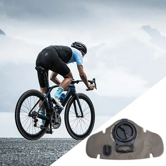 1,5 l TPU/EVA Sport hydratation vessie randonnée Camping sac à eau sac à dos en plein air pliant sac à boire épaissi grand