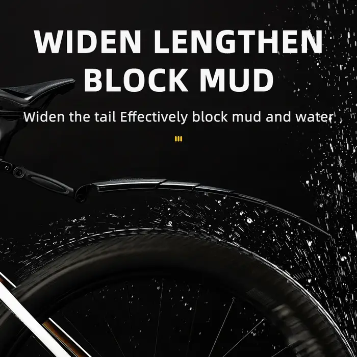 ROCKBROS garde-boue de vélo ensemble de garde-boue de vélo élargir allonger avant/arrière garde-boue