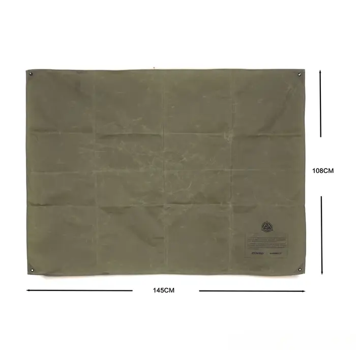 Tapis de pique-nique de Camping en toile de cire d'huile rétro