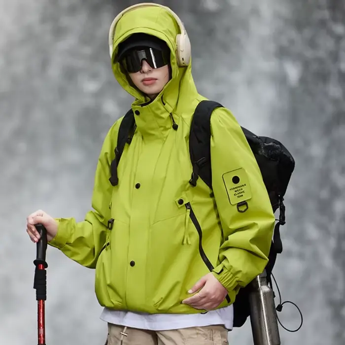 Vestes de randonnée imperméables pour femmes et hommes, coupe-vent, pour le camping, l'escalade, le trekking d'automne, vêtements de rue unisexes