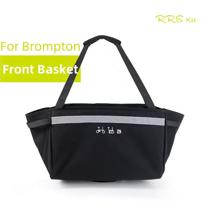 Sac de rangement avant pour vélo pliant Bromsilice, panier à légumes, support rapide interne, original