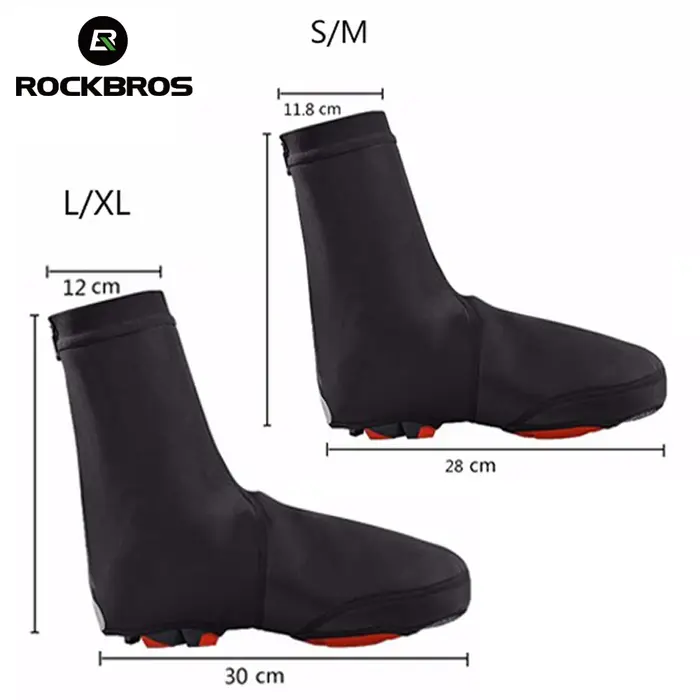 ROCKBROS couvre-chaussures de cyclisme imperméables élastique Durable coupe-vent vtt vélo de route couvre-chaussures de pluie vélo Sneaker couvre équipement
