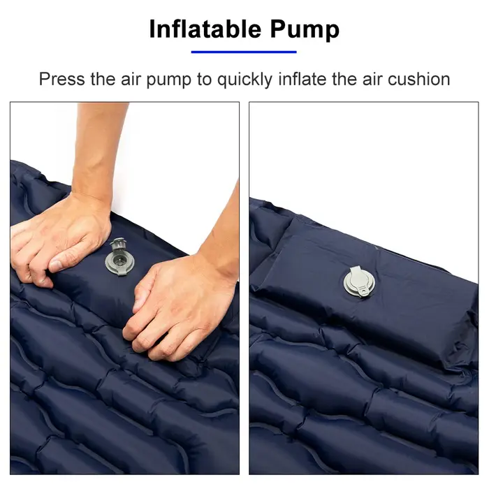 ESEA-Matelas Gonflable Ultraléger de Type Presse, Coussin de Couchage d'Extérieur, de Plage, de Piqu