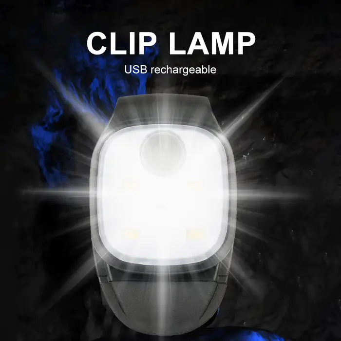 Lampe à pince LED aste par USB