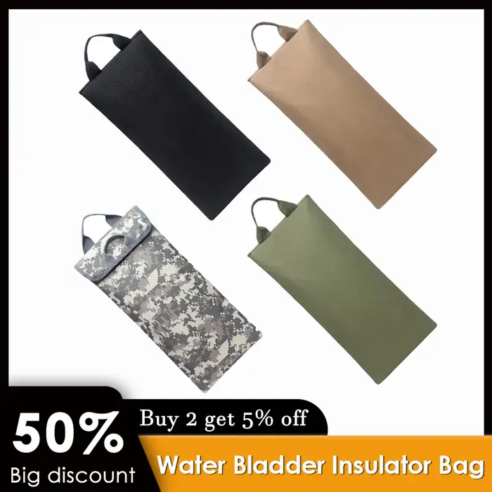 Sac isotherme isolant pour vessie d'hydratation, pochette légère en tissu Oxford, stockage de poudres, 2-3l