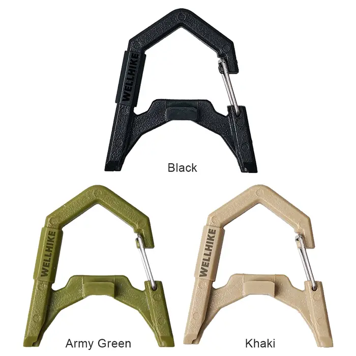 GZ-Mousqueton ABS pour lampe de camping, lanterne à ressort, accessoires d'éclairage