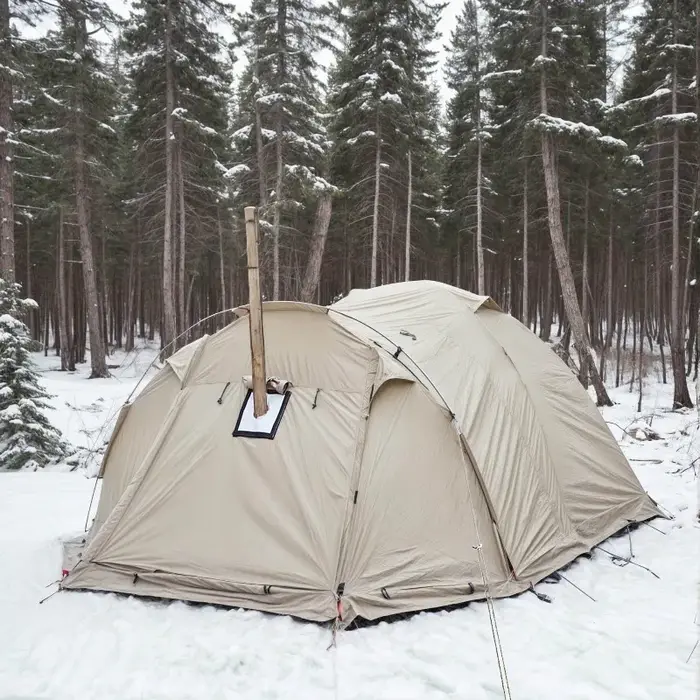 Tente de Camping ultralégère de grand espace, tente Tunnel Portable et étanche pour Couple en plein 