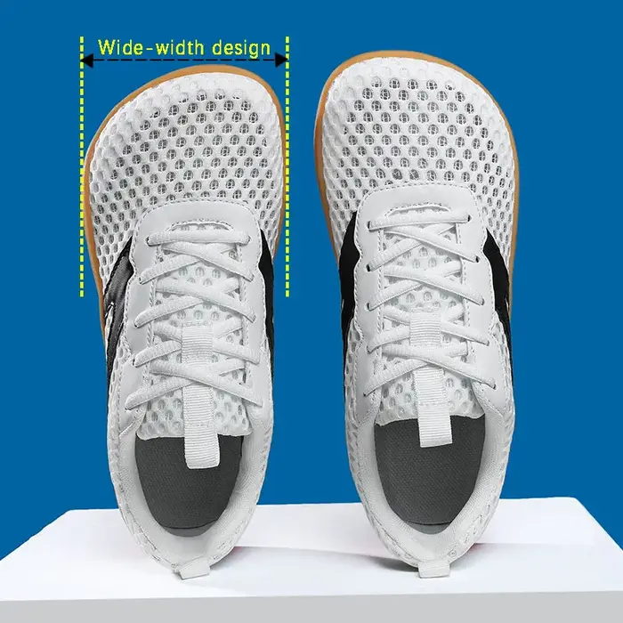 Chaussures décontractées antidérapantes à design large pour hommes