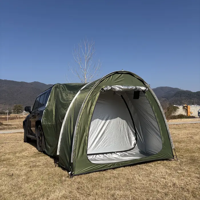 Abri de camping pour l'intimité, cabine de change pour hayon, tente de portière de SUV facile à installer, cabane de voiture étanche pour le camping, toilettes