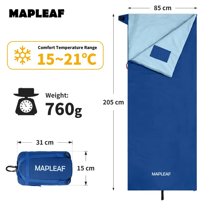 Sac de couchage compact MAPLEAF