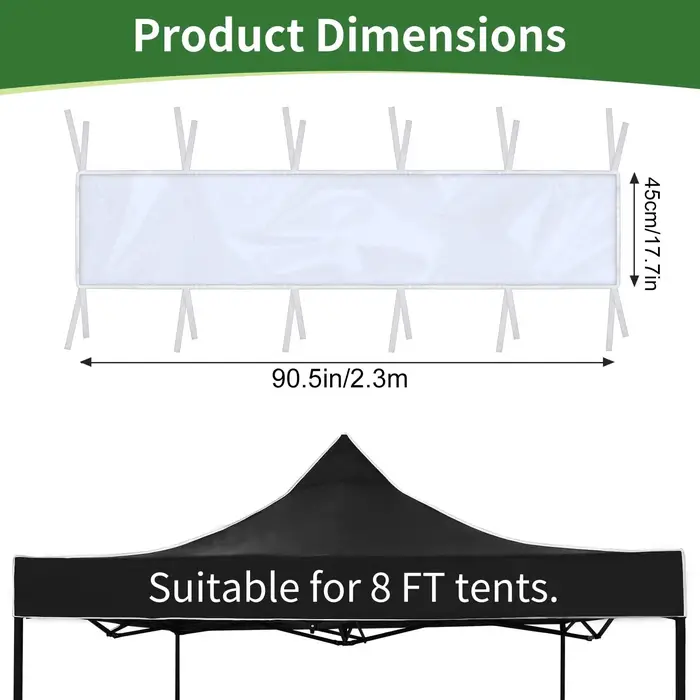 Gouttière de toit pour tente de camping