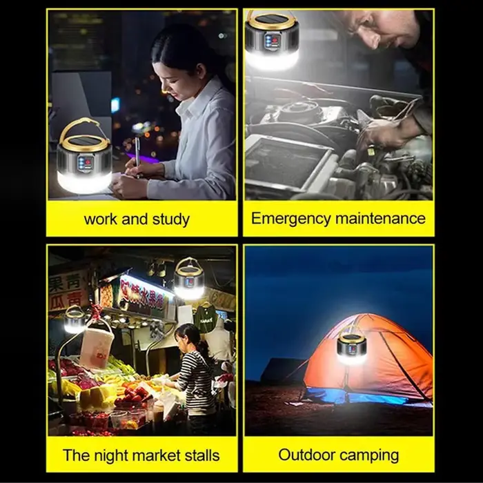 Lampe LED étanche et Rechargeable pour Camping