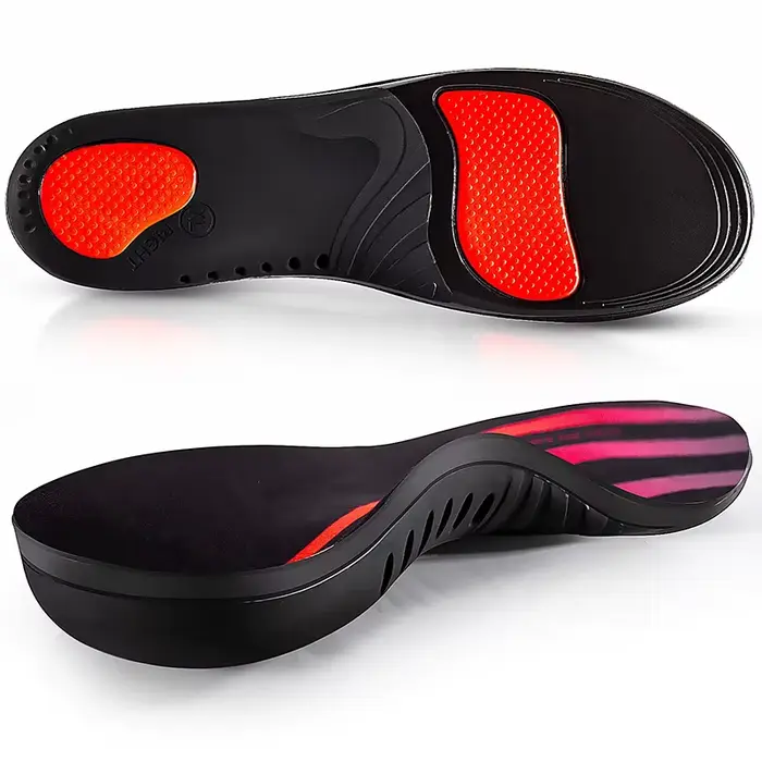 Semelles intérieures orthopédiques de Sport pour pieds, Gel PU, Absorption des chocs, semelle respir