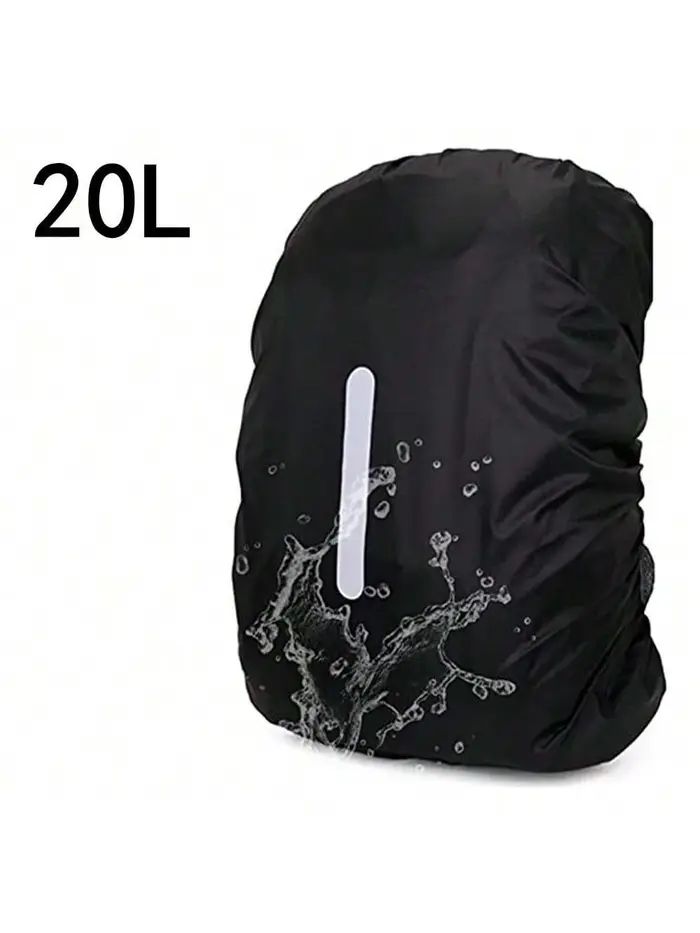 Housse de pluie pour sac à dos 20-65L, imperméable, anti-poussière, pour camping, randonnée, alpinis