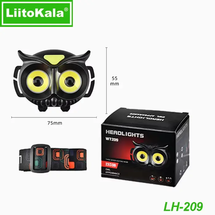 Lampe frontale LiitoKala-Small Owl