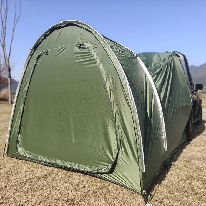 Abri de camping pour l'intimité, cabine de change pour hayon, tente de portière de SUV facile à installer, cabane de voiture étanche pour le camping, toilettes
