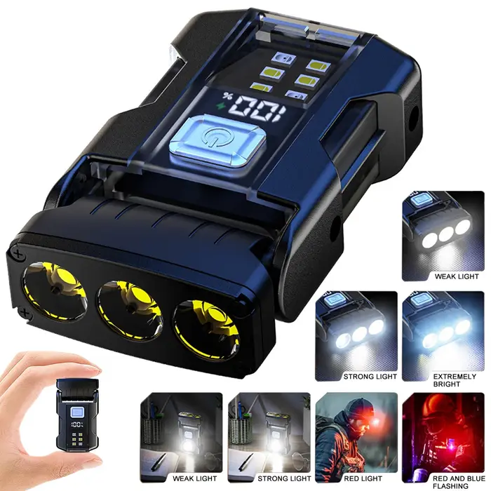 Lampe de poche multifonctionnelle à chargement Usb