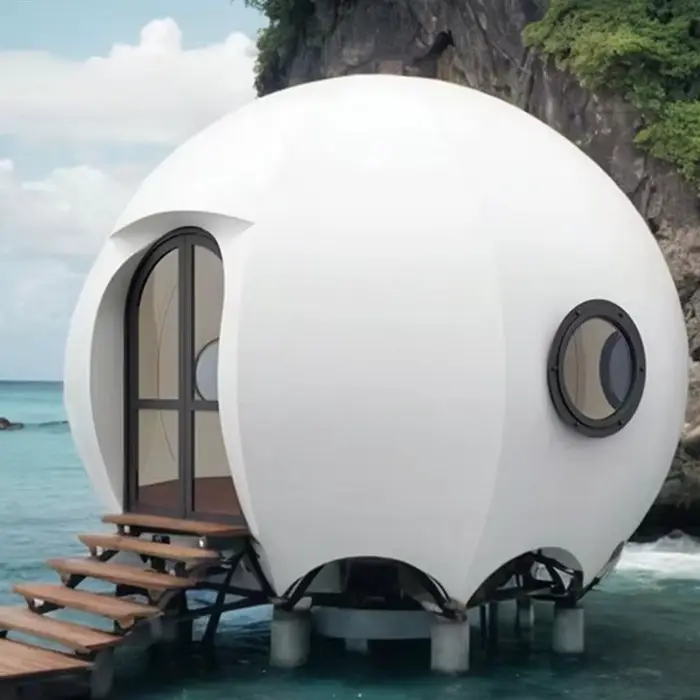 Tente Dôme Citrouille OME – Hôtel de Luxe Imperméable pour Glamping Safari en Plein Air