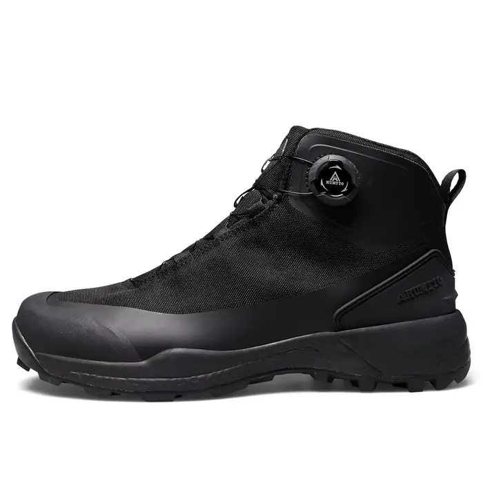 HUMTTO chaussures de randonnée imperméables bottes de Trekking de montagne baskets de Camping noires