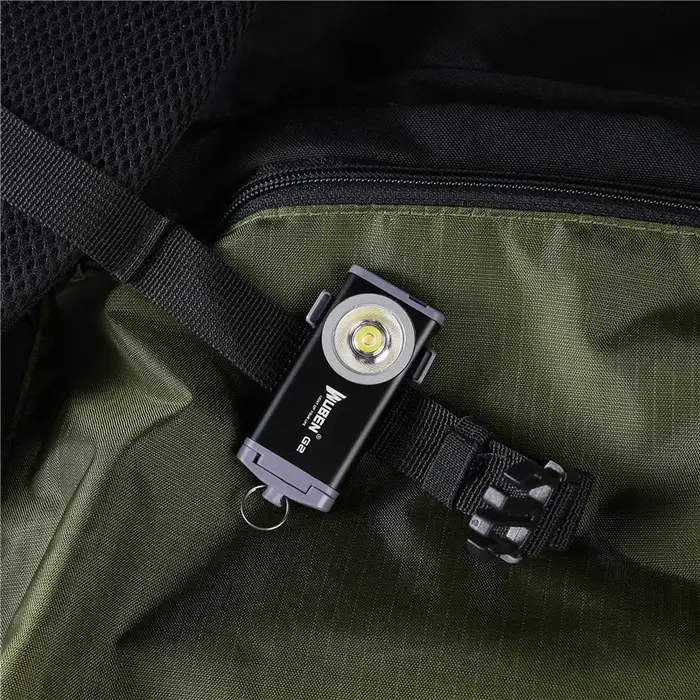 WUBEN G2 type-c porte-clés Rechargeable lumière 500Lumens Distance du faisceau 47 mètres batterie in
