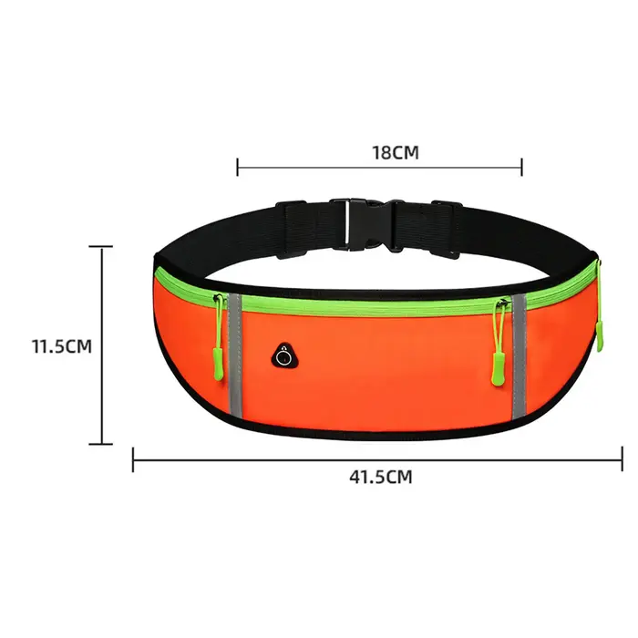 Sac banane étanche pour téléphone portable, sac de ceinture de course, sacs banane décontractés pour 03, extérieur, randonnée décontractée
