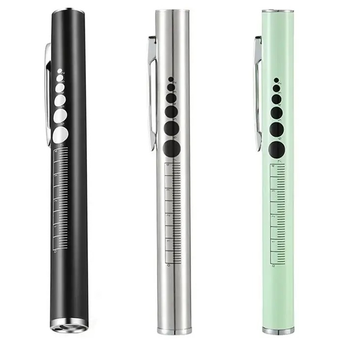 Mini lampe torche LED portable multifonction avec clip de poche