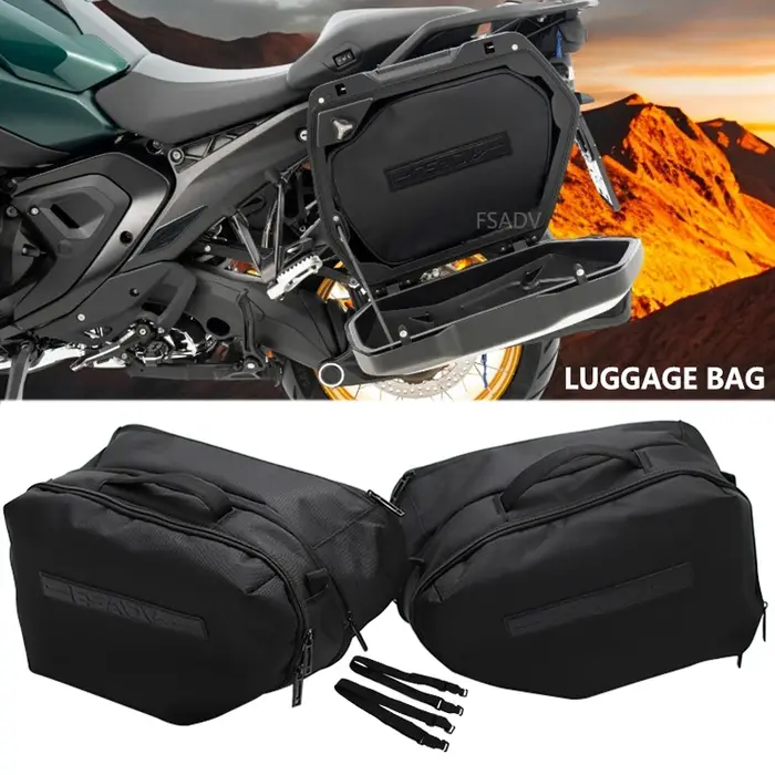 1 paire pour BMW R1300GS R1300 GS R 1300GS ADV 2023 2024 valises de moto sac intérieur boîte à outils coque latérale sacoche de selle