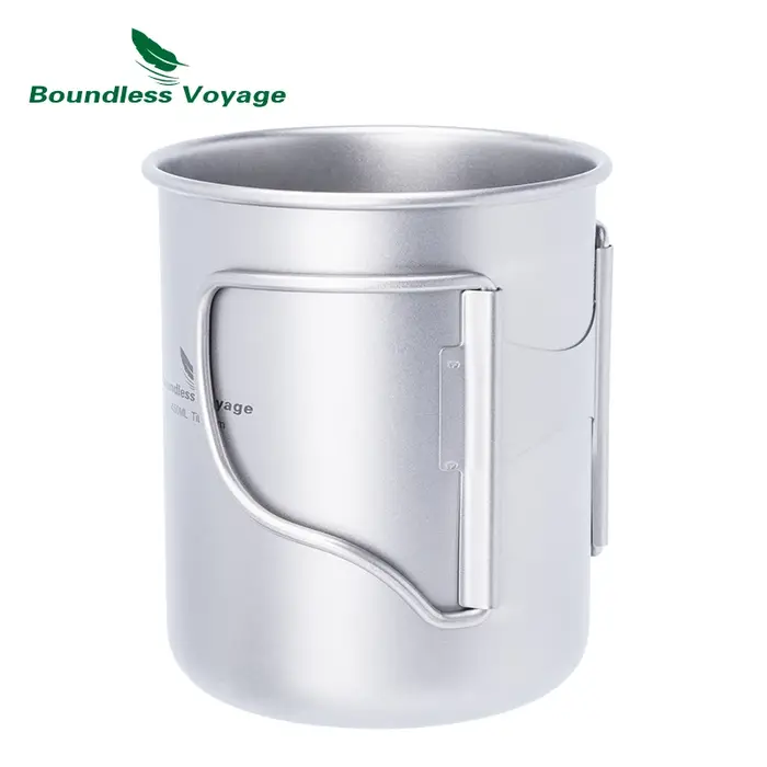 Boundless Voyage-Tasse en Titane avec Filtre, Tasse à Café, Thé, Portable, observateur, Camping en P