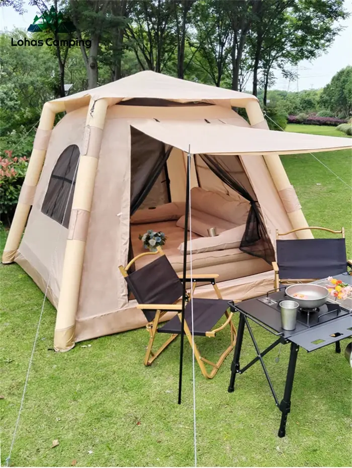 Lohascamping grande tente d'air de Camping pour 4-5 personnes abri