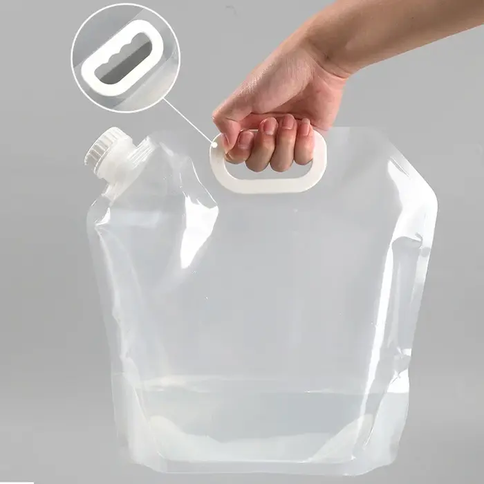 5/10L Camping sac à eau Portable pliant seau d'eau grand récipient