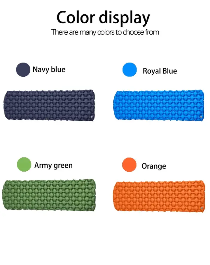 Matelas gonflable de camping pliant