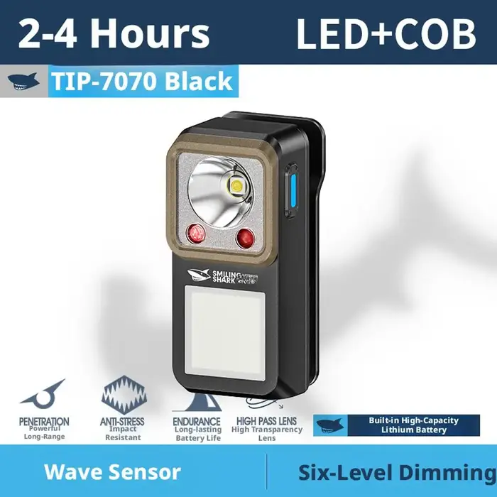 Lampe torche LED magnétique à clipser pour signalisation
