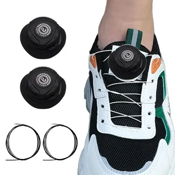 1 paire de lacets de baskets en corde à boucle automatique