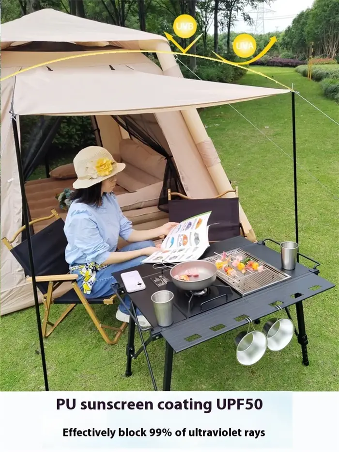 Lohascamping grande tente d'air de Camping pour 4-5 personnes abri