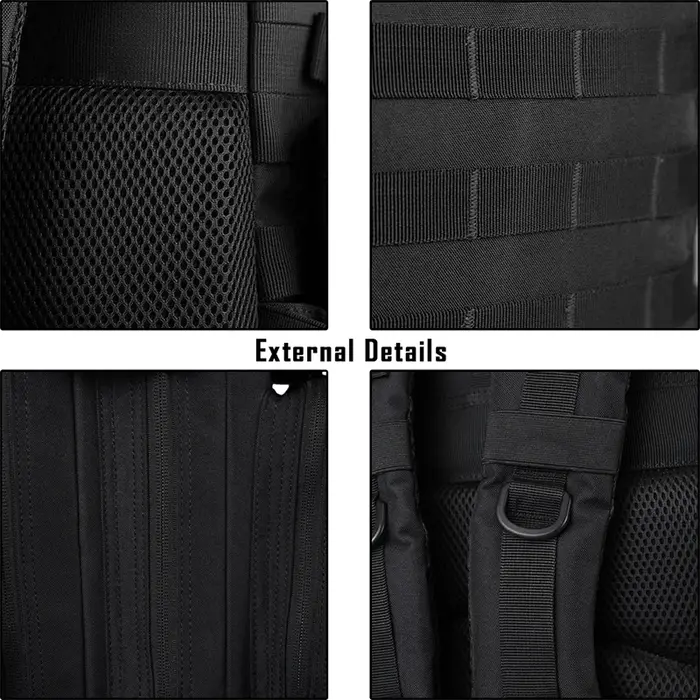 25L 35L 45L sac à dos tactique hommes femmes Sports de plein air voyage salle de sport sac de randonnée Molle militaire Camping chasse survie sac à dos