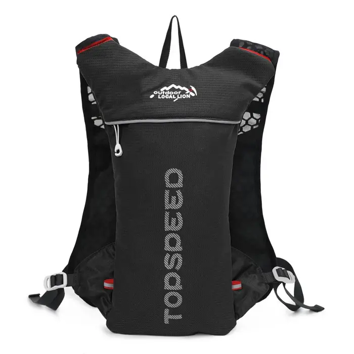 Sac à dos d'hydratation avec vessie d'eau de 2L, super léger et respirant, pour la course en plein air, le cyclisme et l'escalade