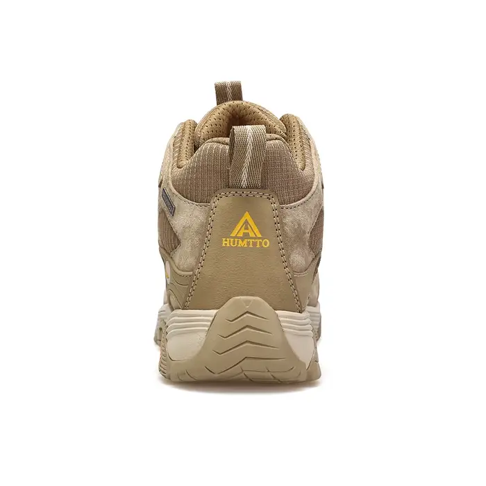 HUMTTO chaussures en cuir véritable pour hommes bottes de randonnée d'hiver respirant Camping chauss