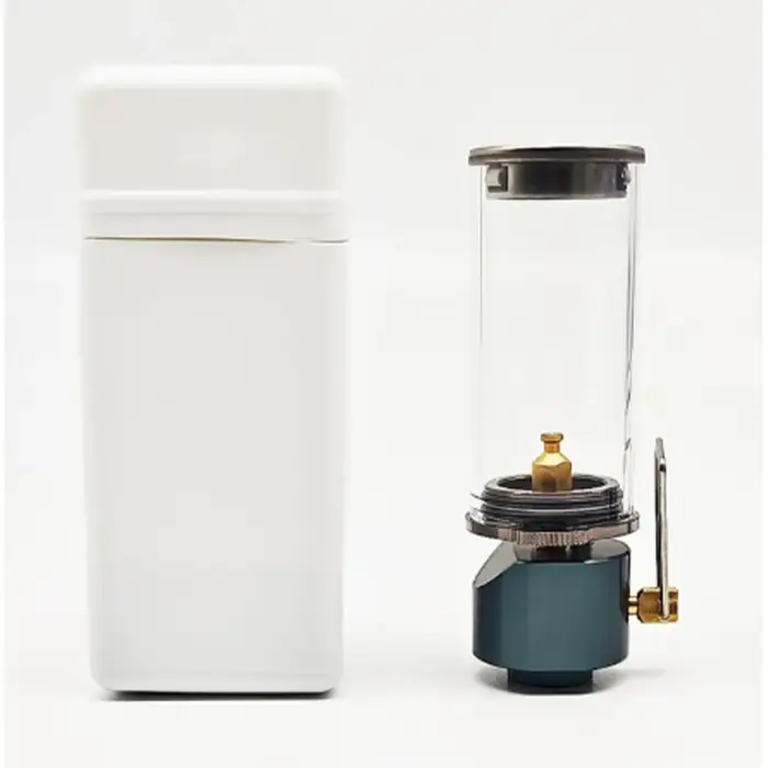 Lampe de camping au gaz portable pour l'extérieur, lanterne à bougie au gaz pour tente, idéale pour 