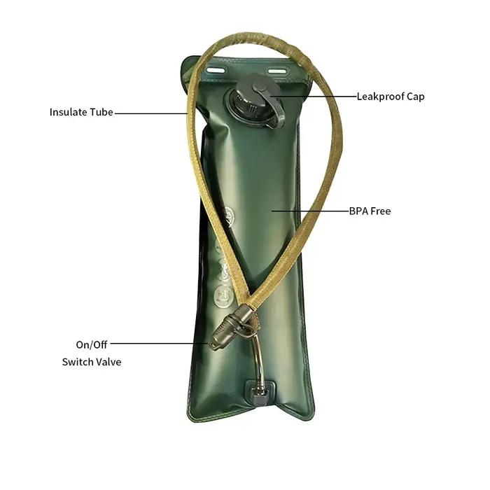 Vessie d'eau pour sac à dos d'hydratation