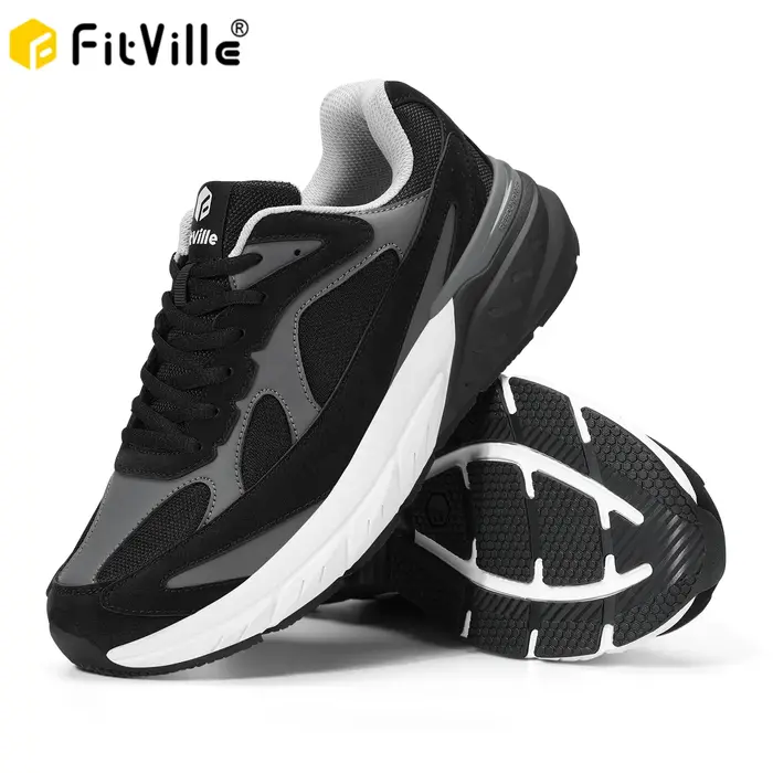 Chaussures de marche Fitville à design large pour hommes