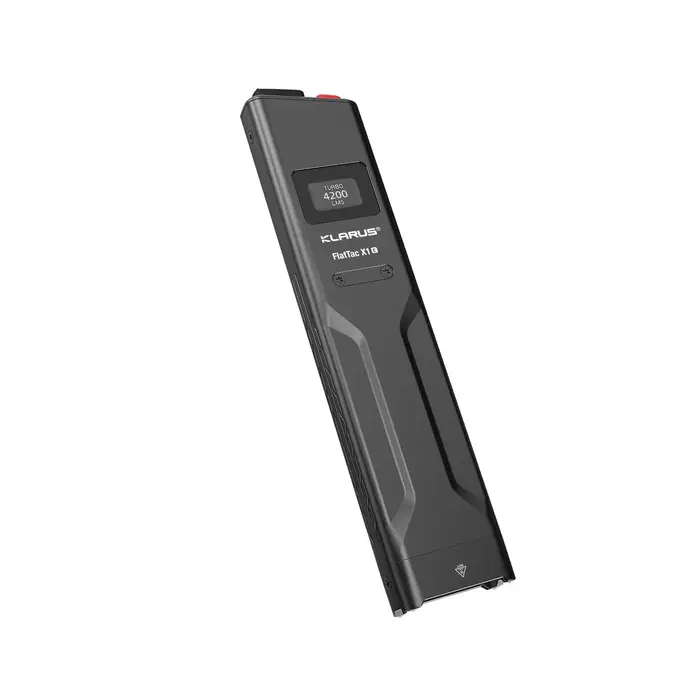 Klarus-Lampe de poche DulFlashlight ultra mince, FlatTac, 4200lumens, aste, batterie intégrée, EDC T