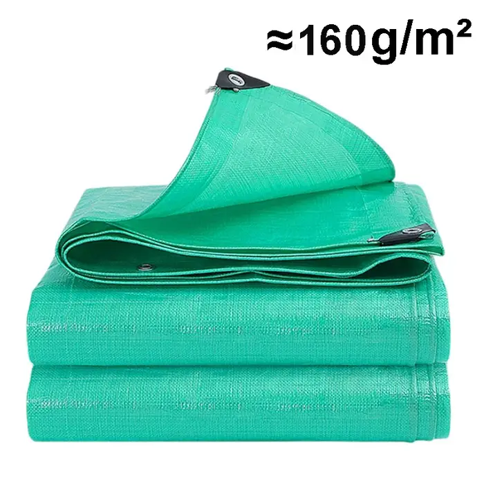 Bâche Épaisse 2x1 4x4 6x6 8x8 10x10m Grande Tente de Protection Imperméable Anti-UV au Soleil