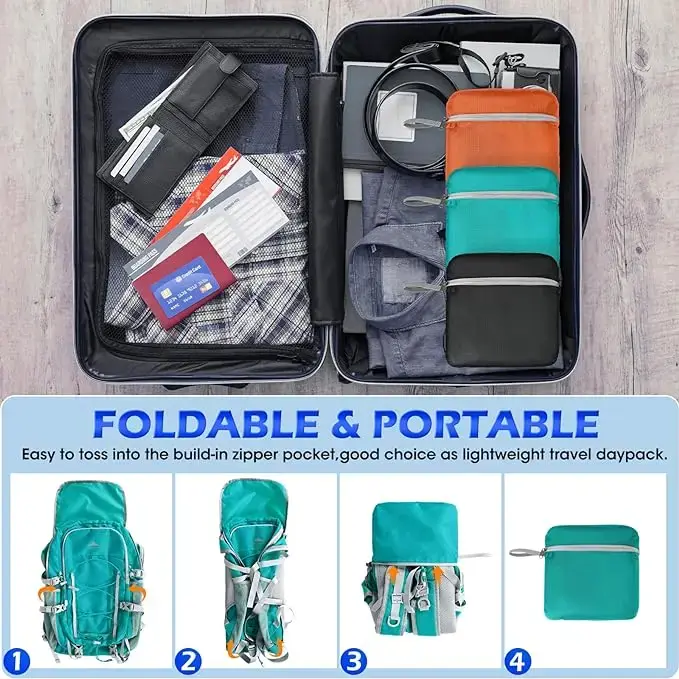 40L nouveau sac à dos de randonnée en Polyester pliable léger imperméable à l'eau sac à dos de Camping pour hommes et femmes