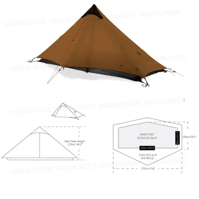 Tente 3F UL GEAR 2026 Lanshan 1
