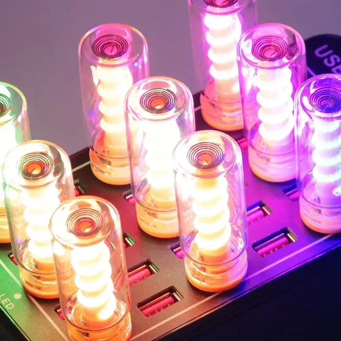 LED spirale Filament lumière à la main bricolage Camping