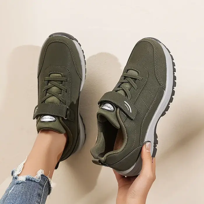 Chaussures de randonnée pour hommes et femmes 2025 avec bandes élastiques chaussures de sport antidérapantes chaussures de course de voyage en plein air confortables noir