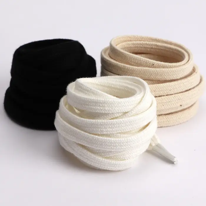 Lacets de chaussures de sport plats et solides